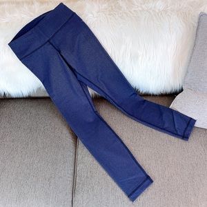 Lululemon navy blue legging mid rise